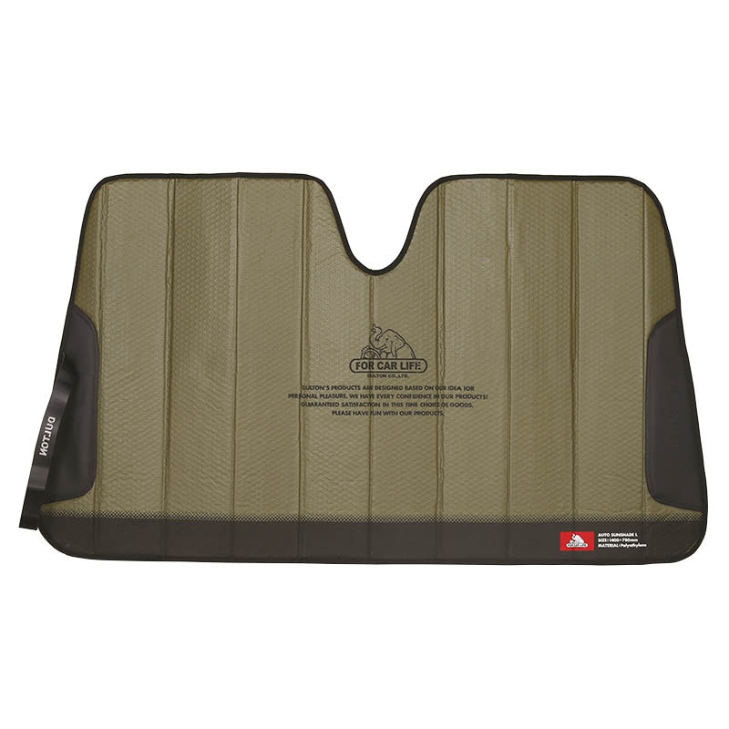 AUTO SUNSHADE L/OLIVE/オート サンシェード /DULTON/ダルトン/カー用品/熱中症予防/日よけ